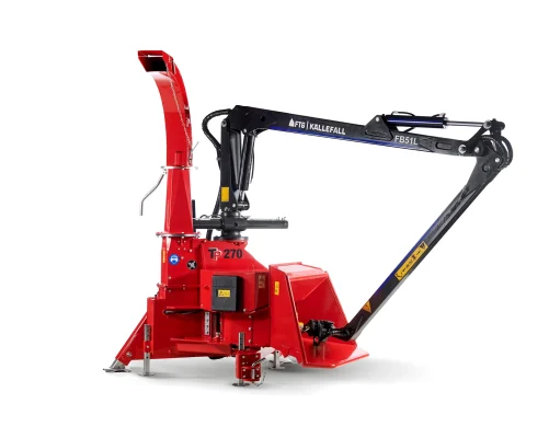 TP 270K Crane Feed PTO Wood Chipper
