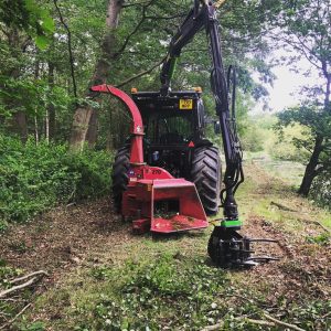 TP 270K Crane Feed PTO Wood Chipper