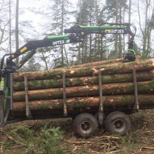 Botex EURO-11 Forestry Timber Trailer