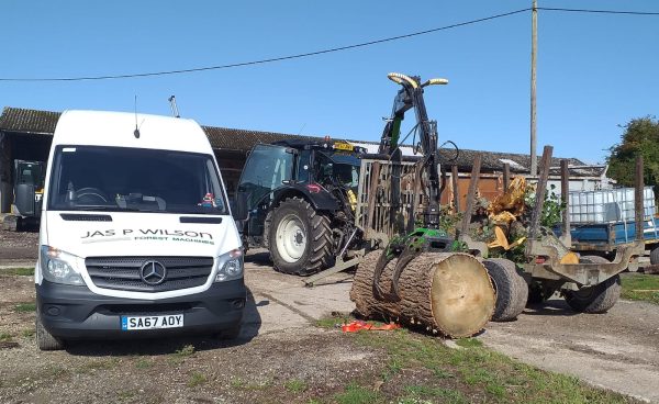 service on Botex forestry trailer