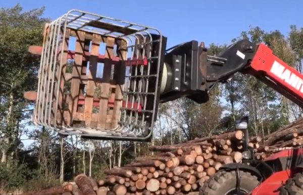 Botex Box Rotator – Rotating Pallet Forks with loader bracket