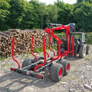 Krpan GP 15 D Forestry Trailer with High-Seat Loader