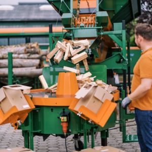 Posch LogPack Firewood Bagging/Box Machine